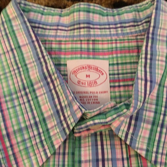 Brooks Brothers Multi Color Button Down - Picture 2 of 2